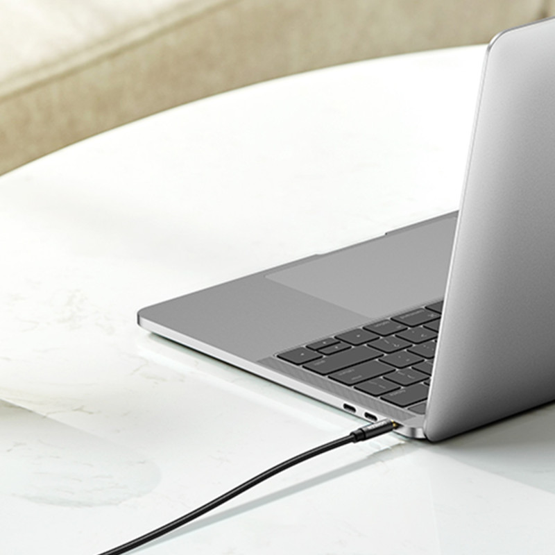 
AUX garso laidas, tiesus minijack kištukas, 3,5 mm, 2 m, mėlynas
