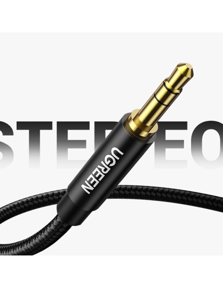 
AUX garso laidas, tiesus minijack kištukas, 3,5 mm, 2 m, mėlynas
