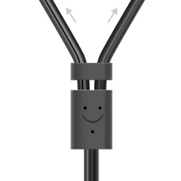 
Kabelio garso kabelis 3,5 mm mini lizdas - 2x RCA 1,5 m juodas
