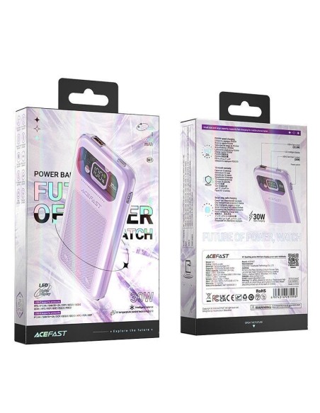 Powerbank 10000mAh Sparkling Series greito įkrovimo 30W violetinė
 
Powerbank 10000mAh Sparkling Series greito įkrovimo 30W violetinė