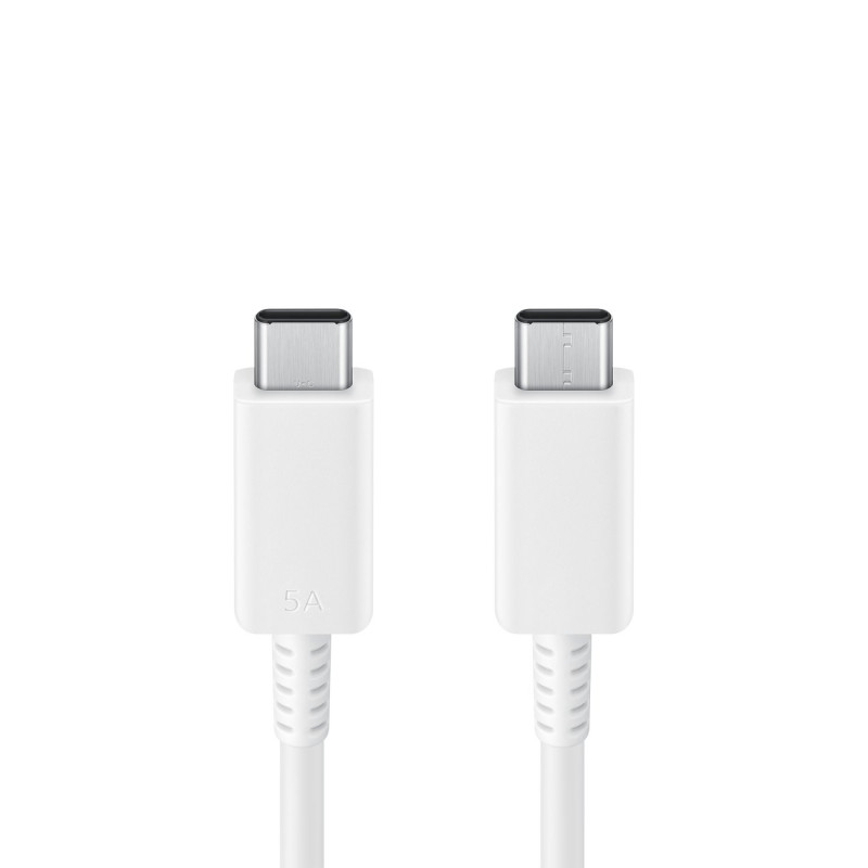 Laidas USB-C – USB-C 5A 480Mb/ s 1,8m baltas