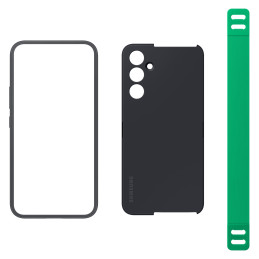 
Samsung Galaxy A54 5G Haze Grip dėklas su dirželiu, juodas

