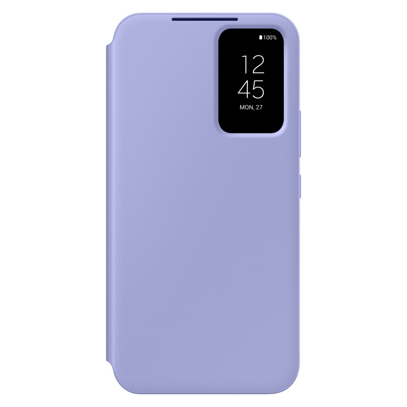 
Galaxy A54 5G Smart View Piniginės kortelės dėklas su atvartu ir langeliu, mėlynas
