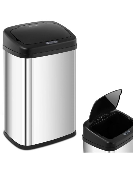 Automatinė bekontaktė stačiakampė šiukšlių dėžė su judesio jutikliu 30 cm 30 l Automatinė bekontaktė stačiakampė šiukšlių dėžė su judesio jutikliu 30 cm 30 l