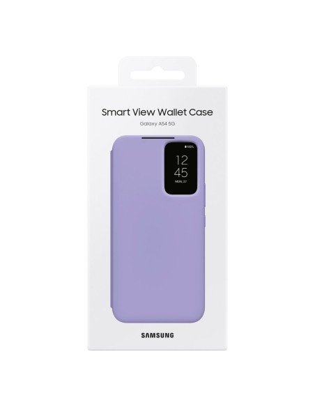 Galaxy A54 5G Smart View Piniginės kortelės dėklas su atvartu ir langeliu, mėlynas
 
Galaxy A54 5G Smart View Piniginės kortelės dėklas su atvartu ir langeliu, mėlynas