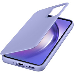 
Galaxy A54 5G Smart View Piniginės kortelės dėklas su atvartu ir langeliu, mėlynas
