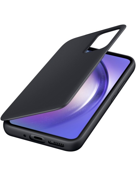 Galaxy A54 5G Smart View Piniginės kortelės dėklas su atvartu ir langeliu, juodas
 
Galaxy A54 5G Smart View Piniginės kortelės dėklas su atvartu ir langeliu, juodas