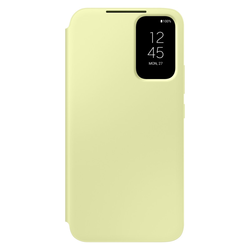 
Dėklo dangtelis su atverčiamu langu pinigine, skirta Card Galaxy A34 5G Smart View Wallet Lime
