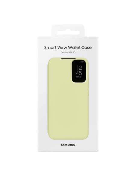 Dėklo dangtelis su atverčiamu langu pinigine, skirta Card Galaxy A34 5G Smart View Wallet Lime
 
Dėklo dangtelis su atverčiamu langu pinigine, skirta Card Galaxy A34 5G Smart View Wallet Lime