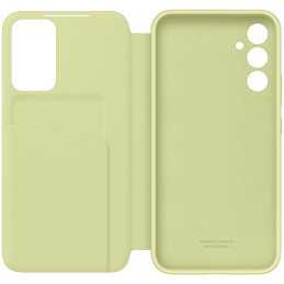 
Dėklo dangtelis su atverčiamu langu pinigine, skirta Card Galaxy A34 5G Smart View Wallet Lime
