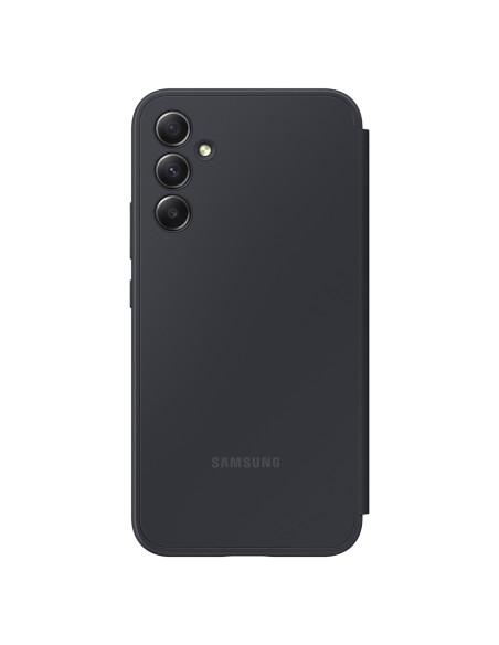 Galaxy A34 5G Smart View Piniginės kortelės dėklas su atvartu ir langeliu, juodas
 
Galaxy A34 5G Smart View Piniginės kortelės dėklas su atvartu ir langeliu, juodas