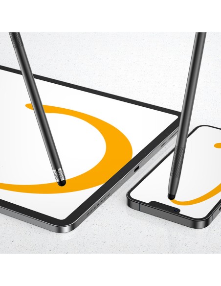 Pasyvus rašiklis, skirtas išmaniojo telefono planšetiniam kompiuteriui, juodas