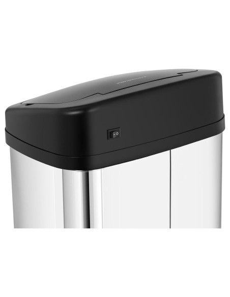 Automatinė bekontaktė stačiakampė šiukšlių dėžė su judesio jutikliu 30 cm 30 l Automatinė bekontaktė stačiakampė šiukšlių dėžė su judesio jutikliu 30 cm 30 l