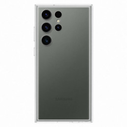 
Galaxy S23 Ultra Frame Cover dėklas su keičiamomis nugarėlėmis, baltas

