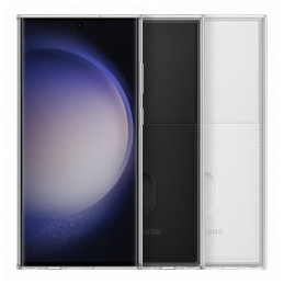 
Galaxy S23 Ultra Frame Cover dėklas su keičiamomis nugarėlėmis, baltas

