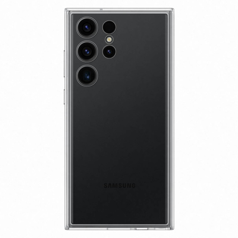 Galaxy S23 Ultra Frame Cover dėklas su keičiamomis nugarėlėmis, juodas