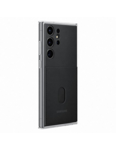
Galaxy S23 Ultra Frame Cover dėklas su keičiamomis nugarėlėmis, juodas
