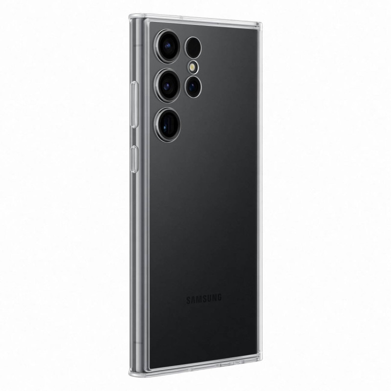 Galaxy S23 Ultra Frame Cover dėklas su keičiamomis nugarėlėmis, juodas
