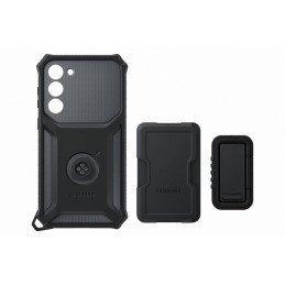 
Šarvuotas dangtelis su stovu Samsung Galaxy S23+ Rugged Gadget Case, pilkas
