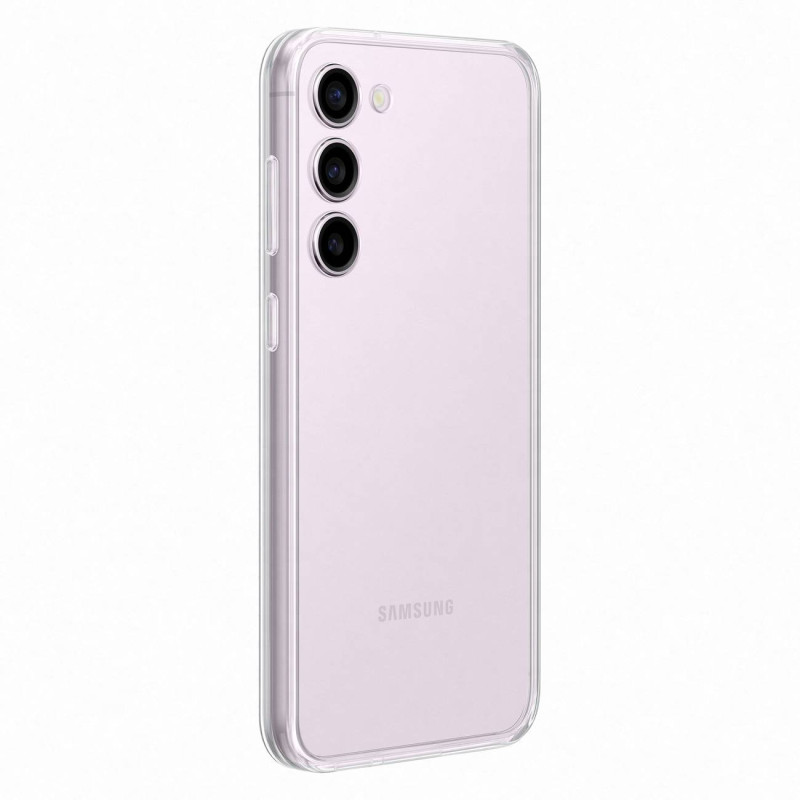 Samsung Galaxy S23+ Frame Cover dėklas su keičiamomis nugarėlėmis, baltas