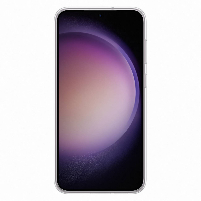Samsung Galaxy S23+ Frame Cover dėklas su keičiamomis nugarėlėmis, baltas