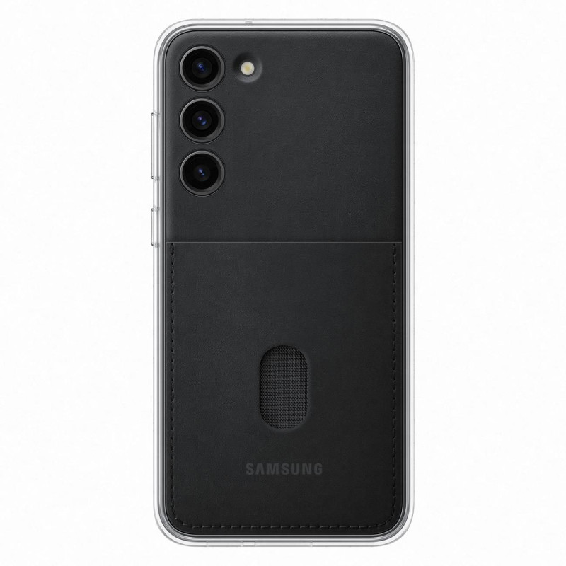 
Samsung Galaxy S23+ Frame Cover dėklas su keičiamomis nugarėlėmis, juodas
