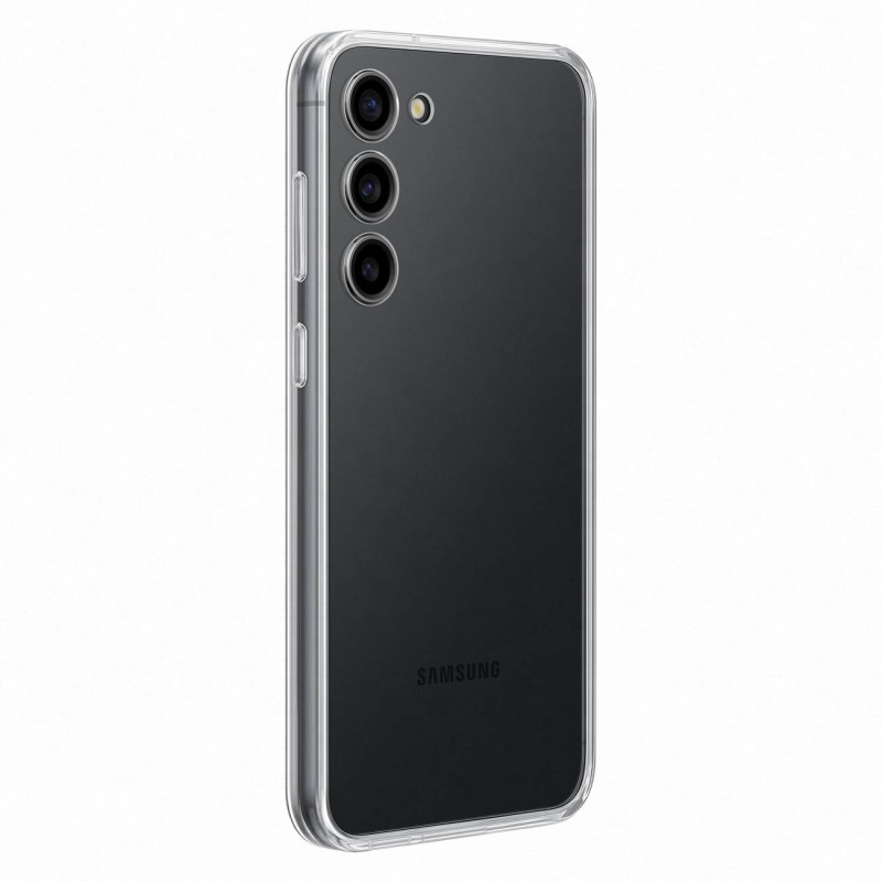 Samsung Galaxy S23+ Frame Cover dėklas su keičiamomis nugarėlėmis, juodas