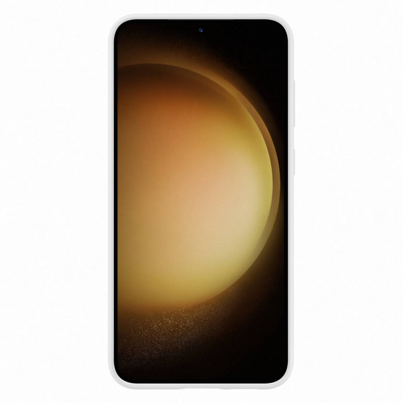 
Silikoninis dėklas su riešo dirželiu Samsung Galaxy S23+, baltas
