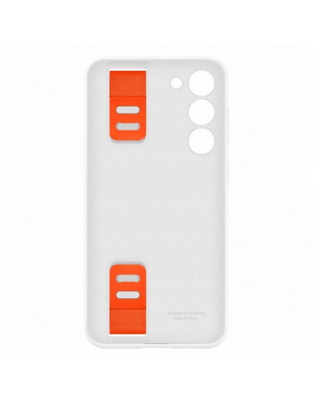 
Silikoninis dėklas su riešo dirželiu Samsung Galaxy S23+, baltas
