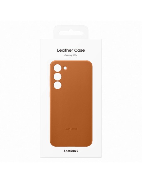 
Natūralios odos dėklas skirtas Samsung Galaxy S23+ Leather Cover kupranugariui
