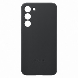 
Samsung Galaxy S23+ Odinis dangtelis, juodas, pagamintas iš natūralios odos
