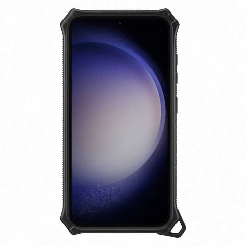 Šarvuotas dangtelis su stovu Samsung Galaxy S23 Rugged Gadget Case, pilkas