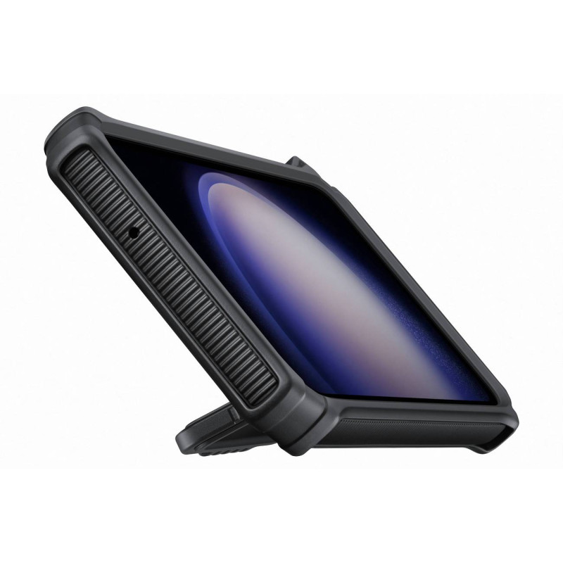 Šarvuotas dangtelis su stovu Samsung Galaxy S23 Rugged Gadget Case, pilkas