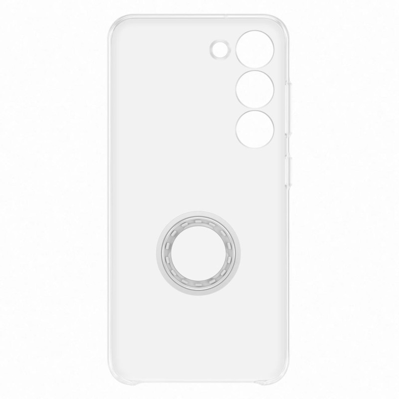Samsung Galaxy S23 Clear Gadget Case dangtelis su stovu