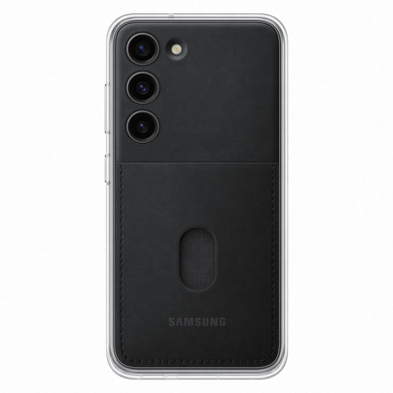 
Samsung Galaxy S23 Frame Cover dėklas su keičiamomis nugarėlėmis, juodas
