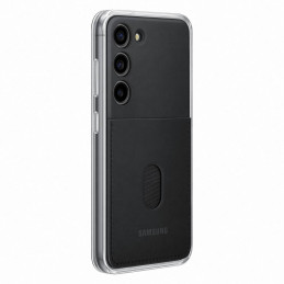 
Samsung Galaxy S23 Frame Cover dėklas su keičiamomis nugarėlėmis, juodas
