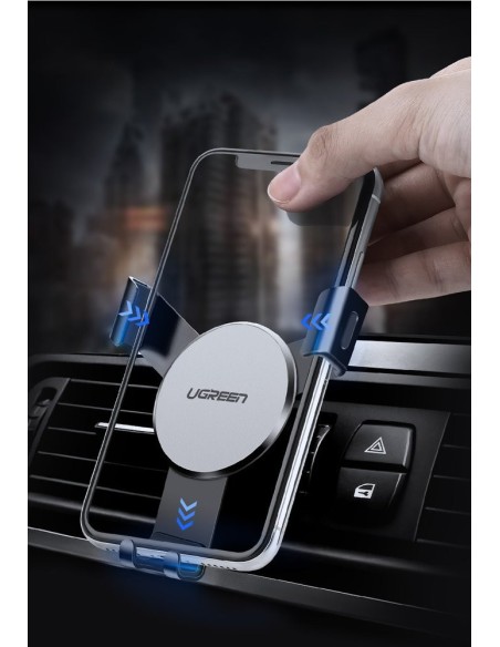 Gravitacinis automobilio laikiklis orlaidei sidabrinis