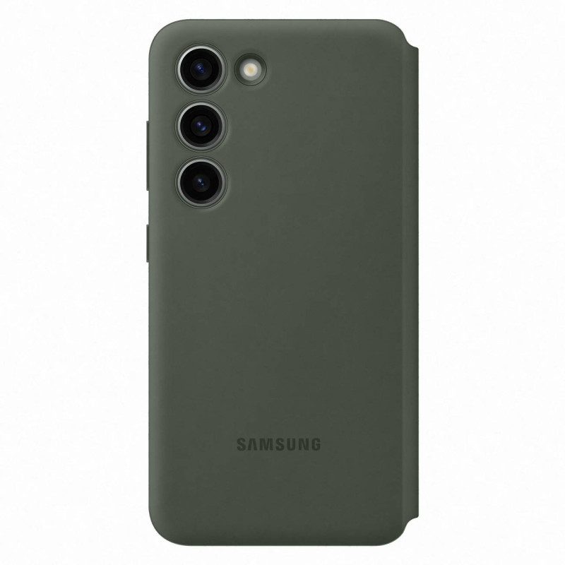 Dėklo dangtelis su atvartu, piniginė Samsung Galaxy S23 kortelei, chaki