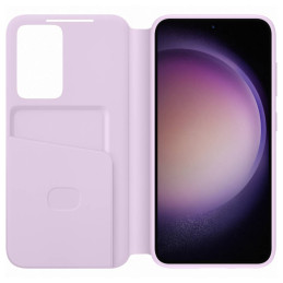 
Dėklo dangtelis su atvartu ir piniginės langeliu Samsung Galaxy S23 kortelei, alyvinė
