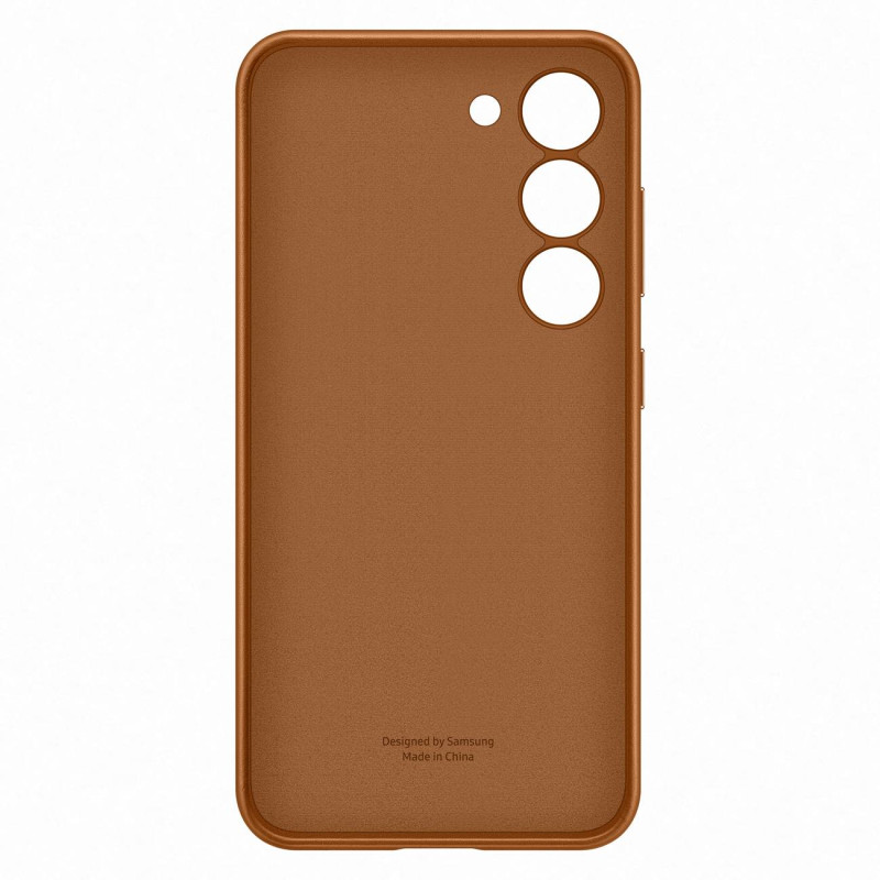 Natūralios odos dėklas skirtas Samsung Galaxy S23 Leather Cover kupranugariui