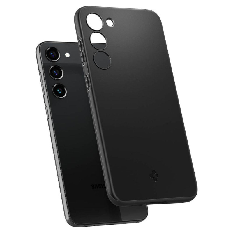 Lengvas ir itin plonas apsauginis dėklas Samsung GALAXY S23 THIN FIT juodas