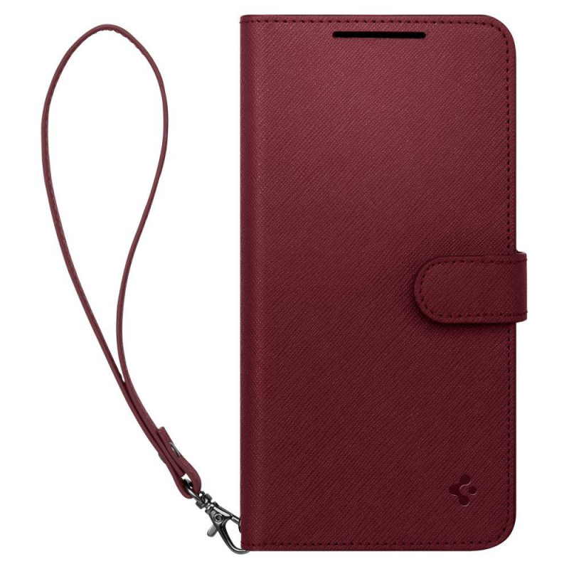 
Galaxy S23+ Wallet S Plus piniginės dėklas ir kortelių laikiklis, bordo spalvos
