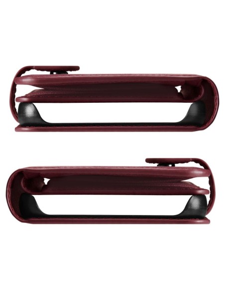 
Galaxy S23+ Wallet S Plus piniginės dėklas ir kortelių laikiklis, bordo spalvos
