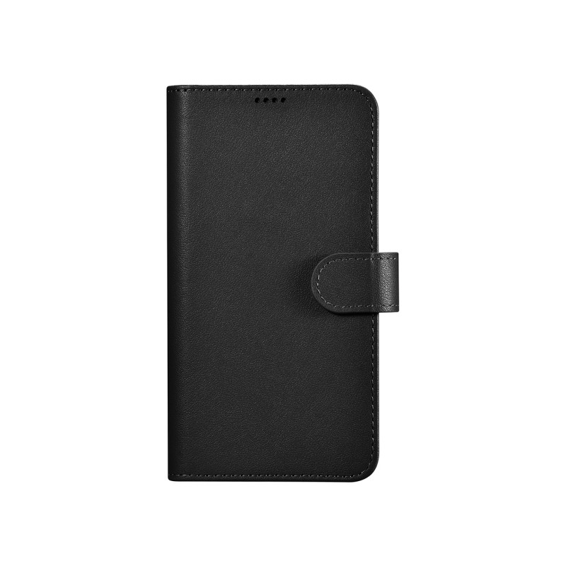 Odinis piniginės dėklas, skirtas Samsung Galaxy S23+ Wallet Case, juodas