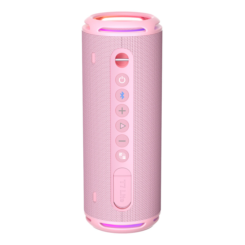 
Tronsmart T7 Lite SBC EQ LED 24W belaidė kolonėlė, rožinė
