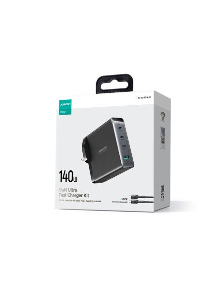 GaN greitas įkroviklis 140 W 3x USB-C USB-A + USB-C laidas 240 W 1,2 m juodas
 
GaN greitas įkroviklis 140 W 3x USB-C USB-A + USB-C laidas 240 W 1,2 m juodas