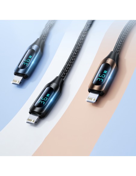 iPhone USB-C - Lightning kabelis su LED ekranu 36W 2m juodas
 
iPhone USB-C - Lightning kabelis su LED ekranu 36W 2m juodas