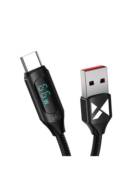 USB-A - USB-C laidas su LED ekranu 66W 6A 1m juodas
 
USB-A - USB-C laidas su LED ekranu 66W 6A 1m juodas