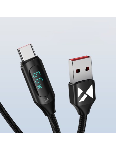USB-A - USB-C laidas su LED ekranu 66W 6A 1m juodas
 
USB-A - USB-C laidas su LED ekranu 66W 6A 1m juodas