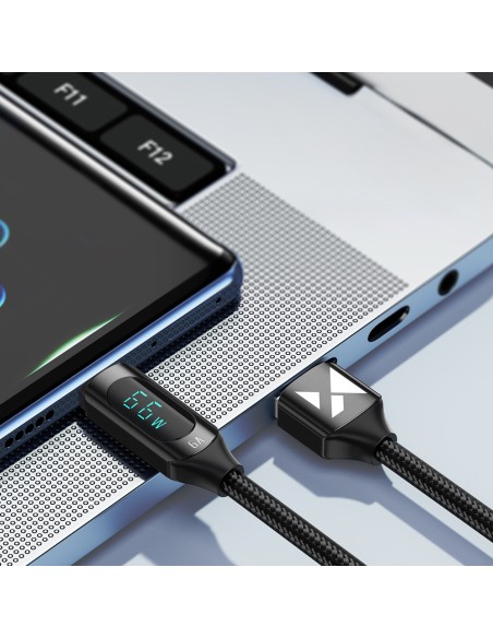 USB-A - USB-C laidas su LED ekranu 66W 6A 1m juodas
 
USB-A - USB-C laidas su LED ekranu 66W 6A 1m juodas